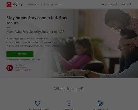 Avira Free Security Suite para mac OS Logo