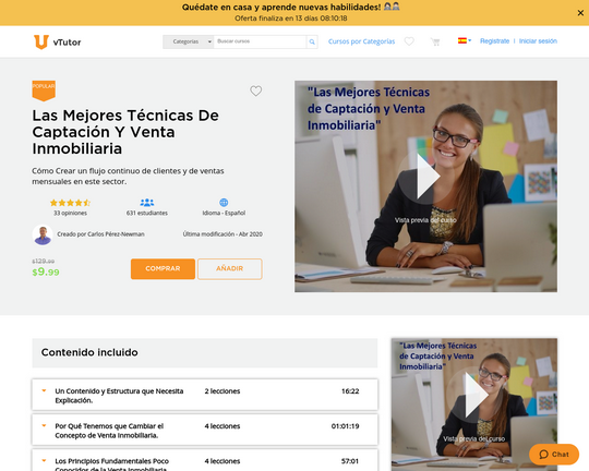 Vtutor Técnicas de Captación y Venta Inmobiliaria Logo